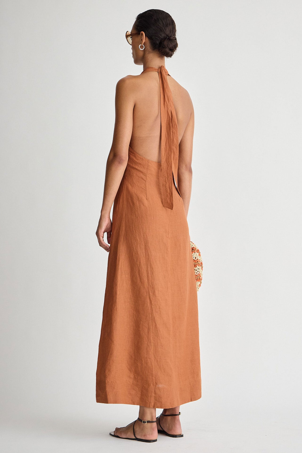 Salome halter maxi harissa | Apiece Apart | MARKET