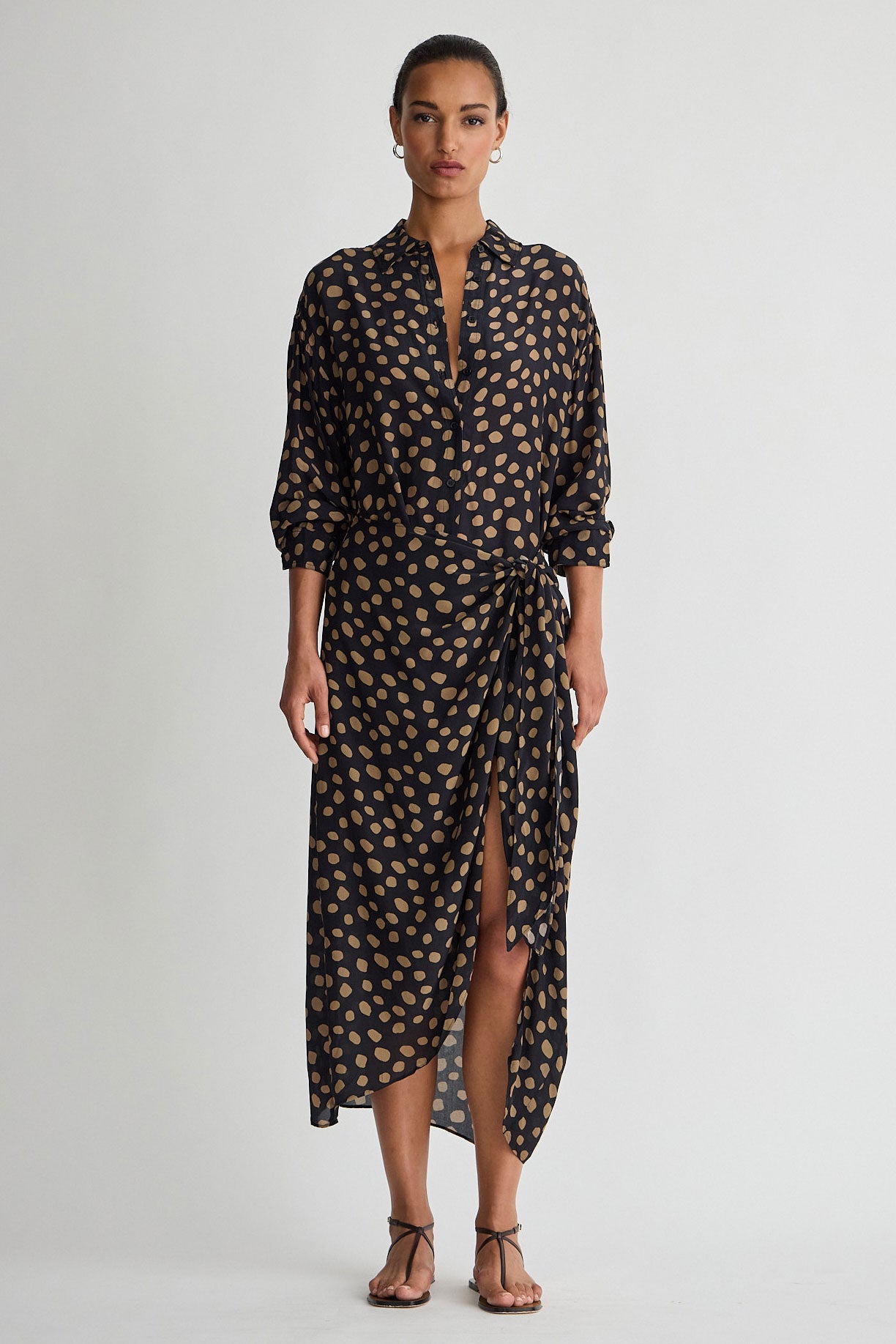 ALESSANDRA SARONG SHIRT DRESS | Apiece Apart | MARKET