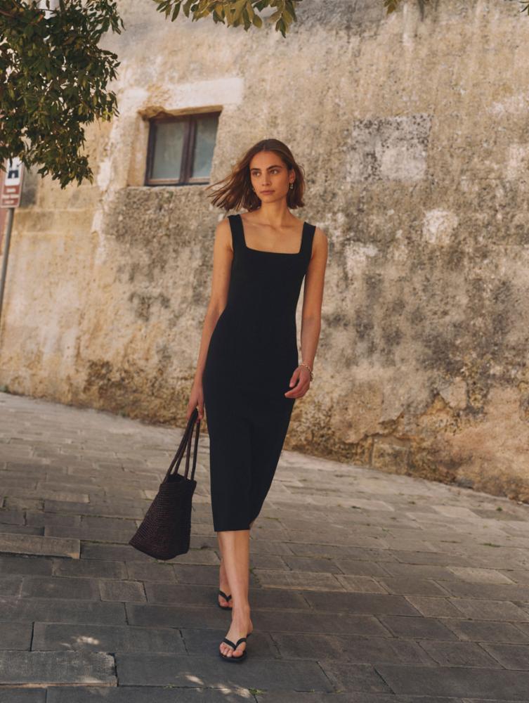 Paperfine Dress Black | White & Warren | MARKET