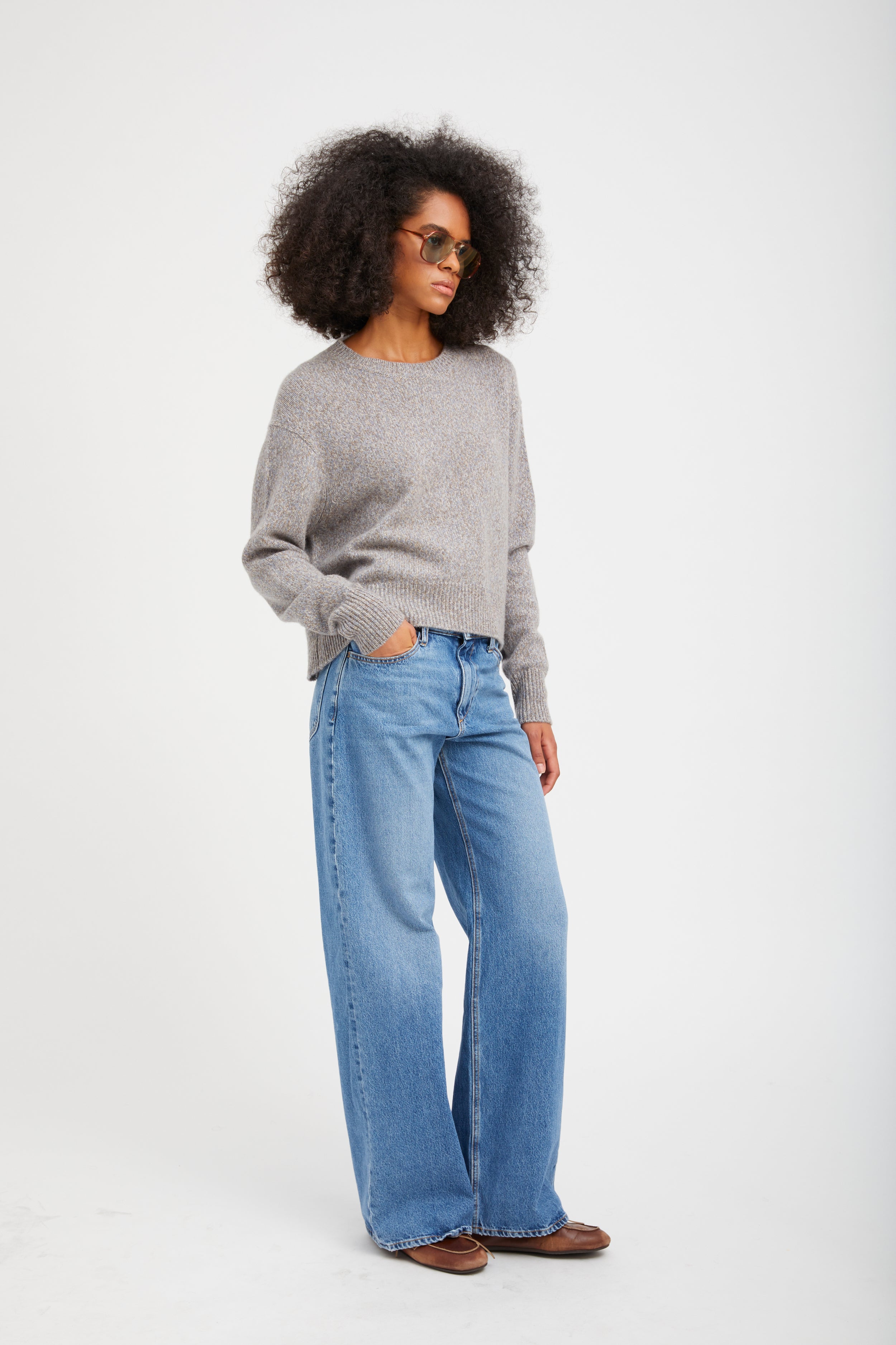 CHARLIE SWEATER cloud | SPRWMN | MARKET