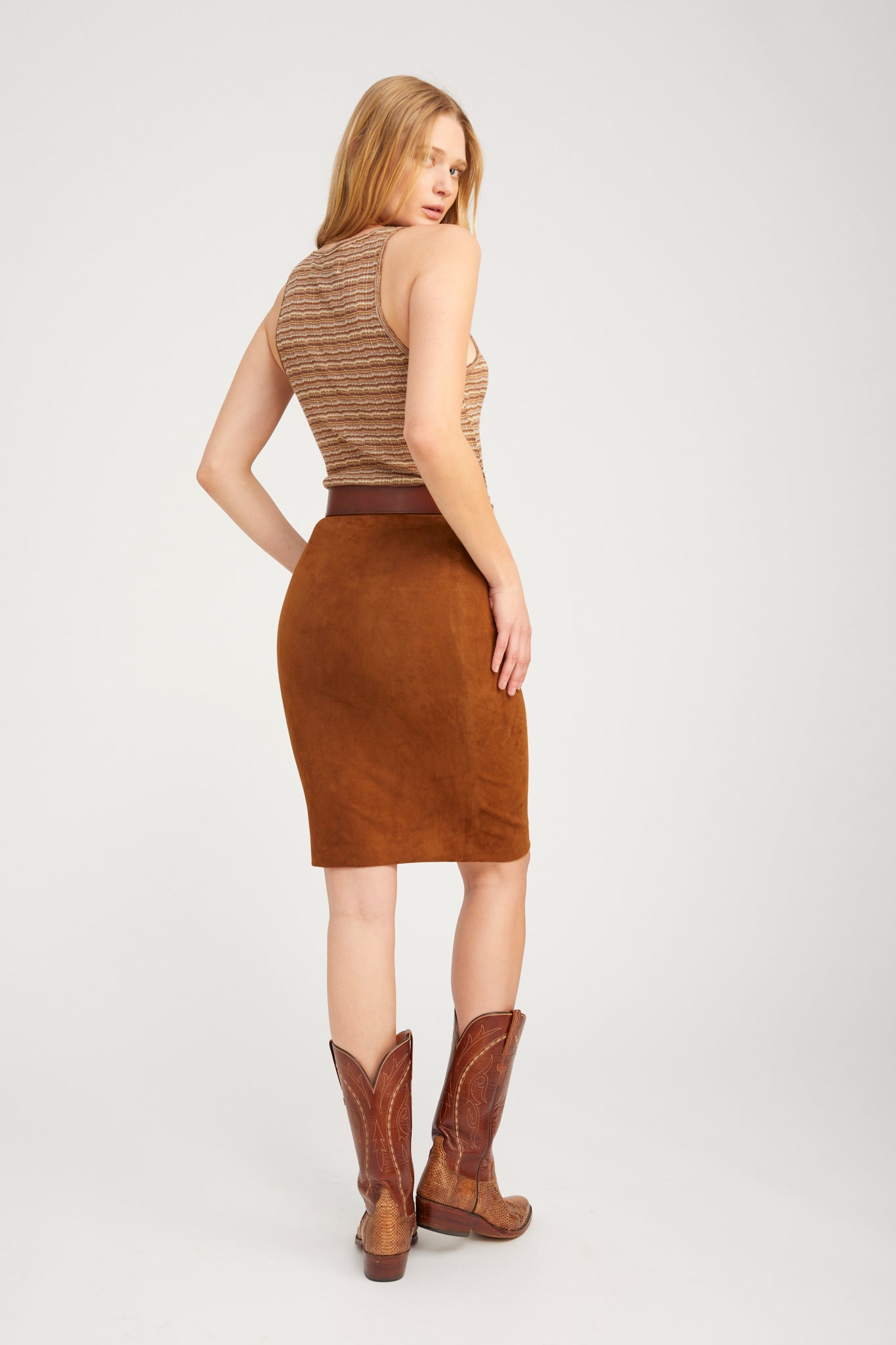 Stripe Tank Top vintage brown | SPRWMN | MARKET