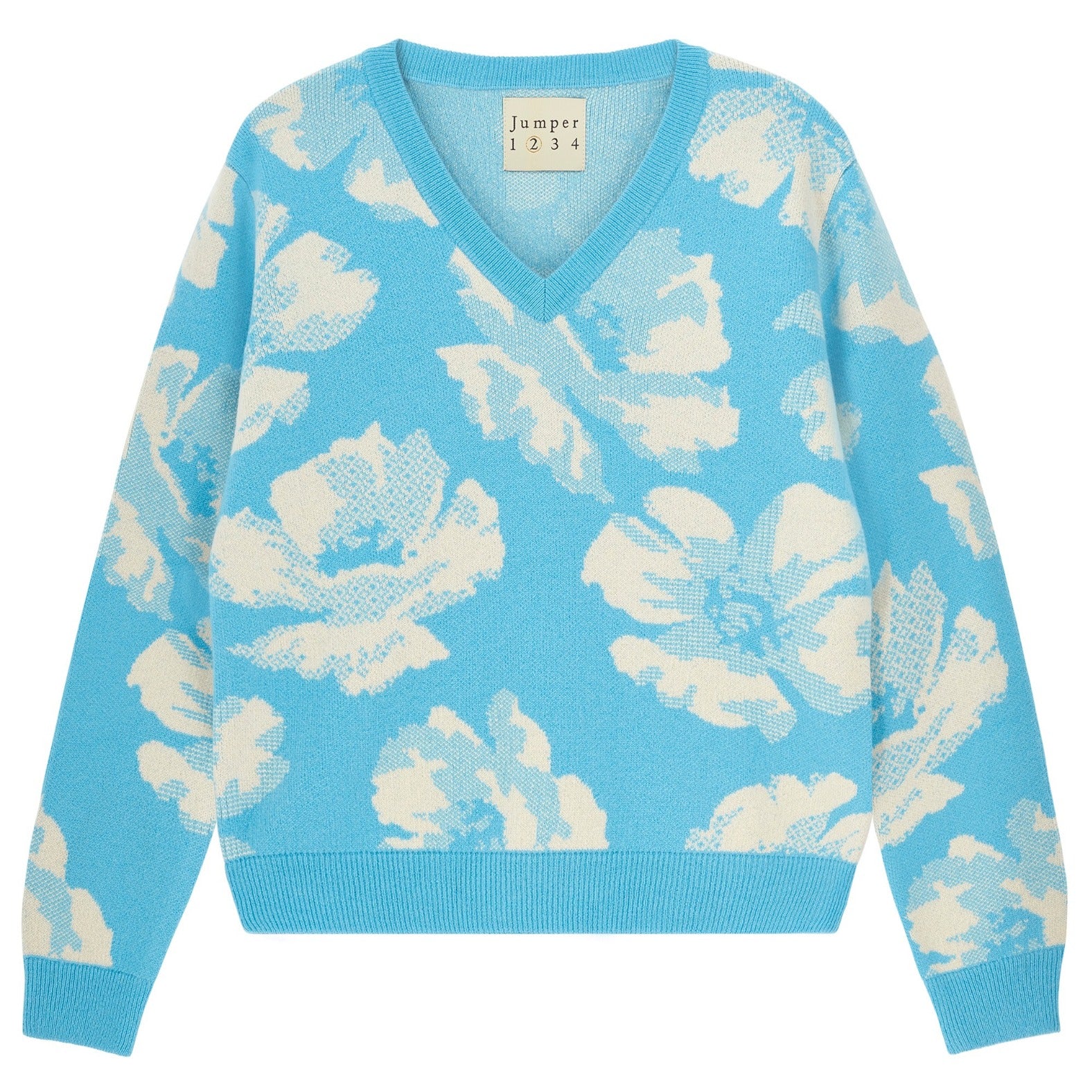 Geo Floral Vee surf | Jumper | MARKET