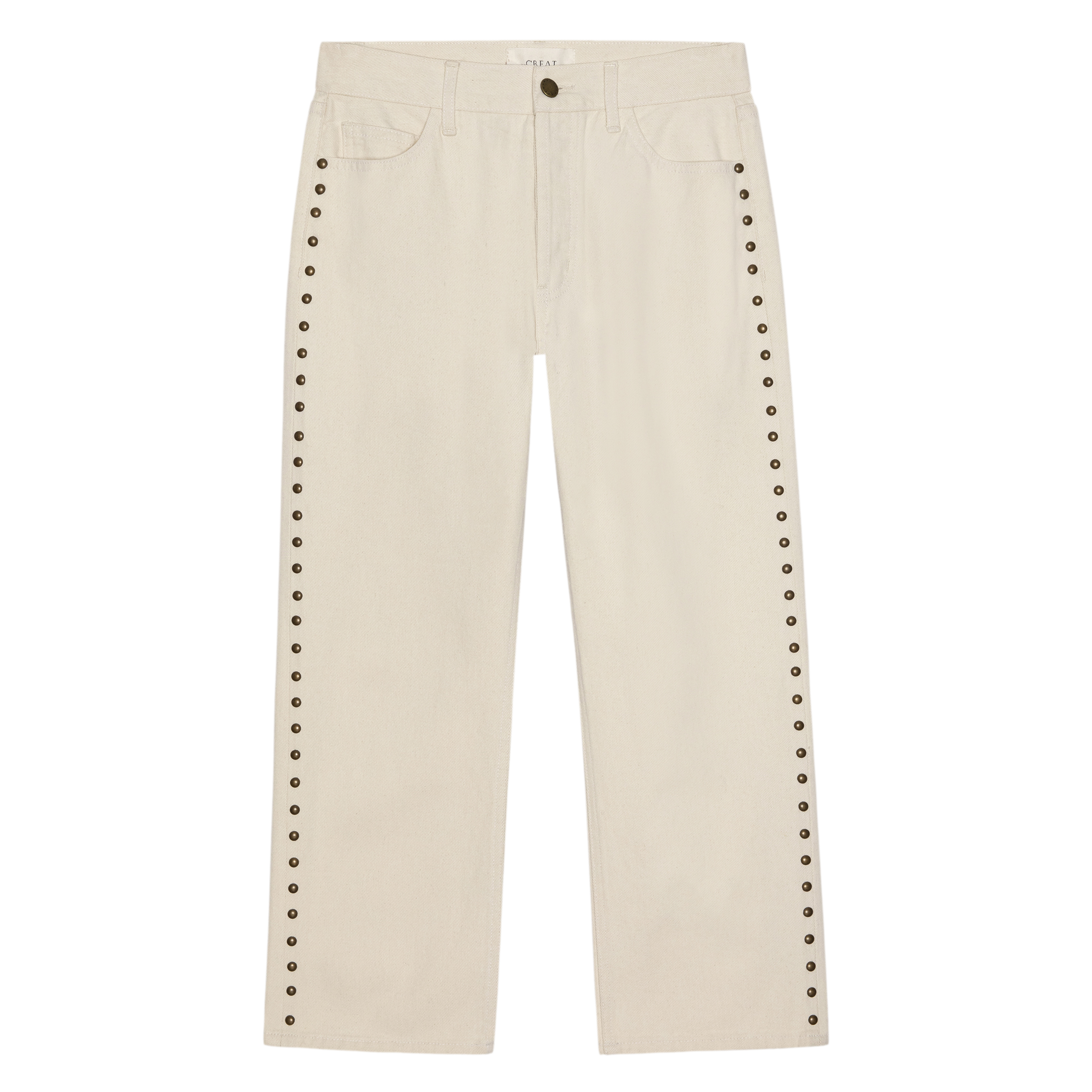 Studded wayne jean cream | The Great | MARKET