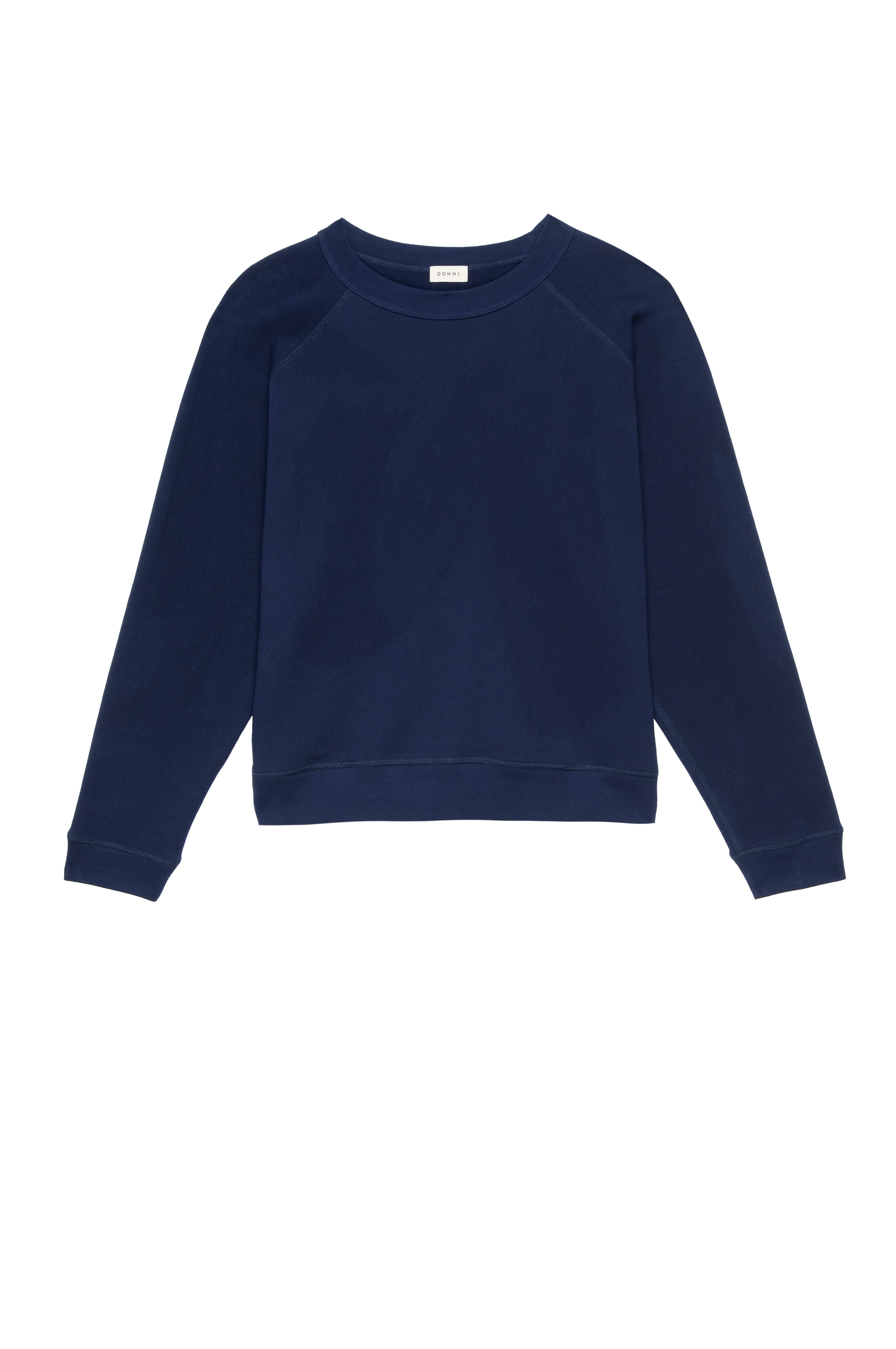 Eco terry crewneck navy | Donni | MARKET