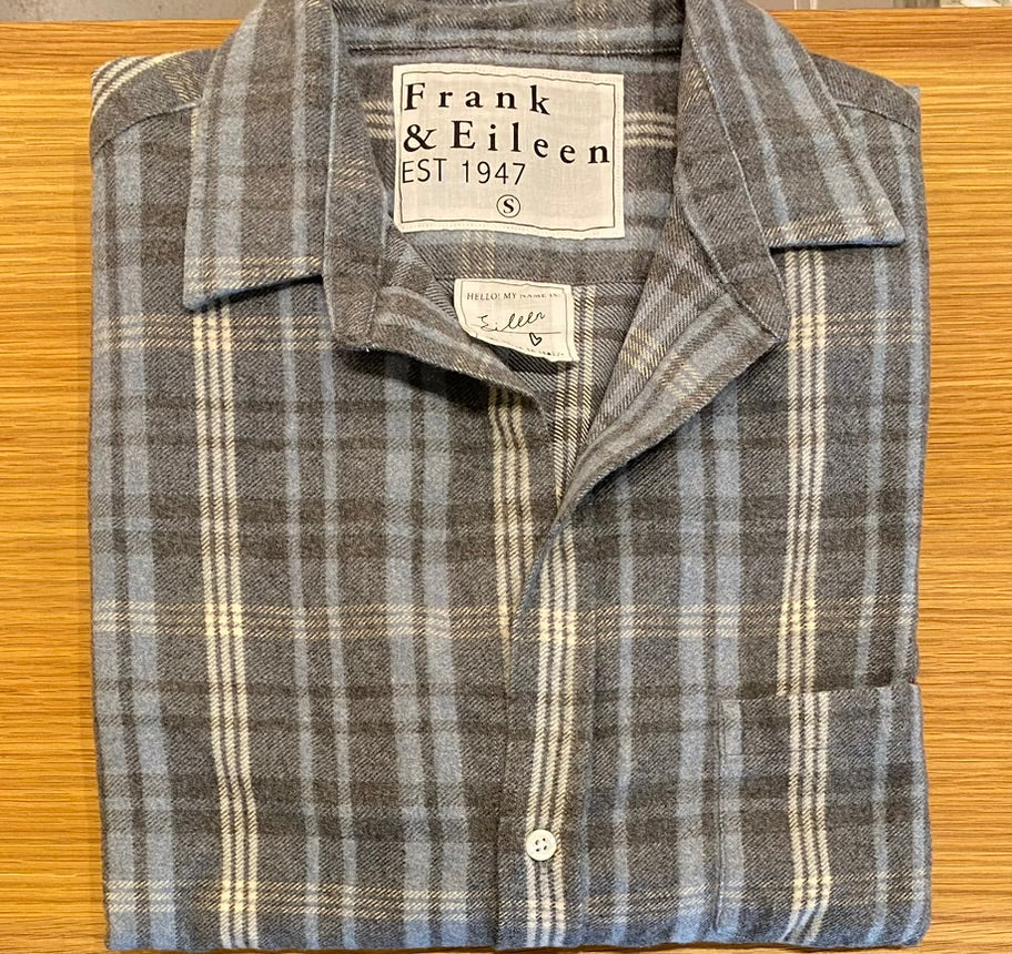 Flannel grey/blue plaid | frank & eileen | MARKET