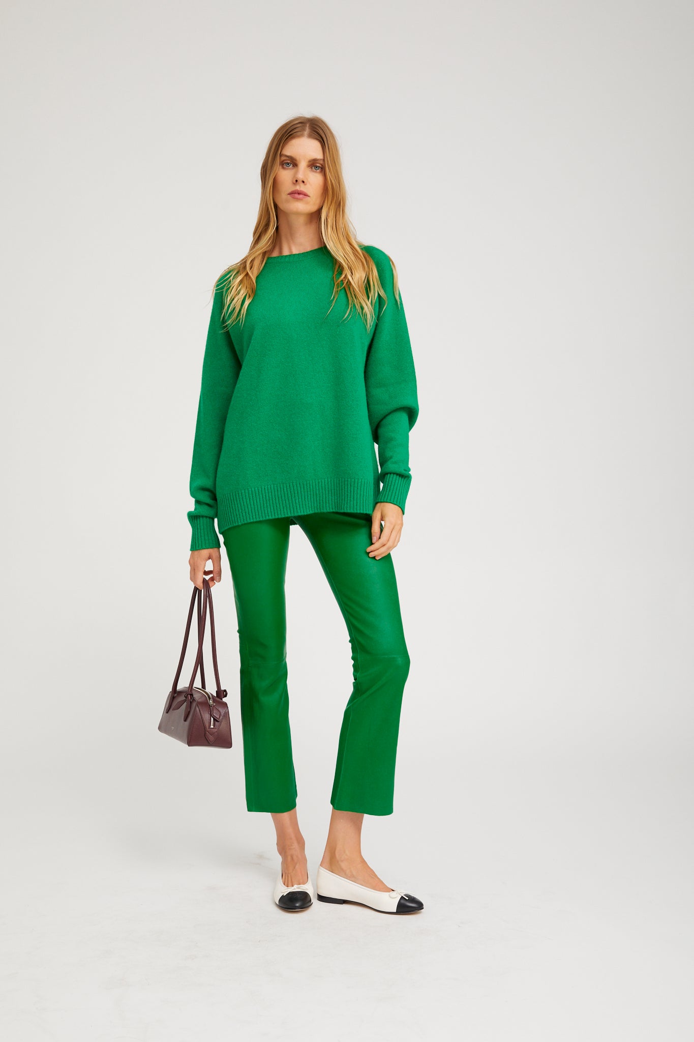 CLASSIC CREW SWEATER kelly green | SPRWMN | MARKET