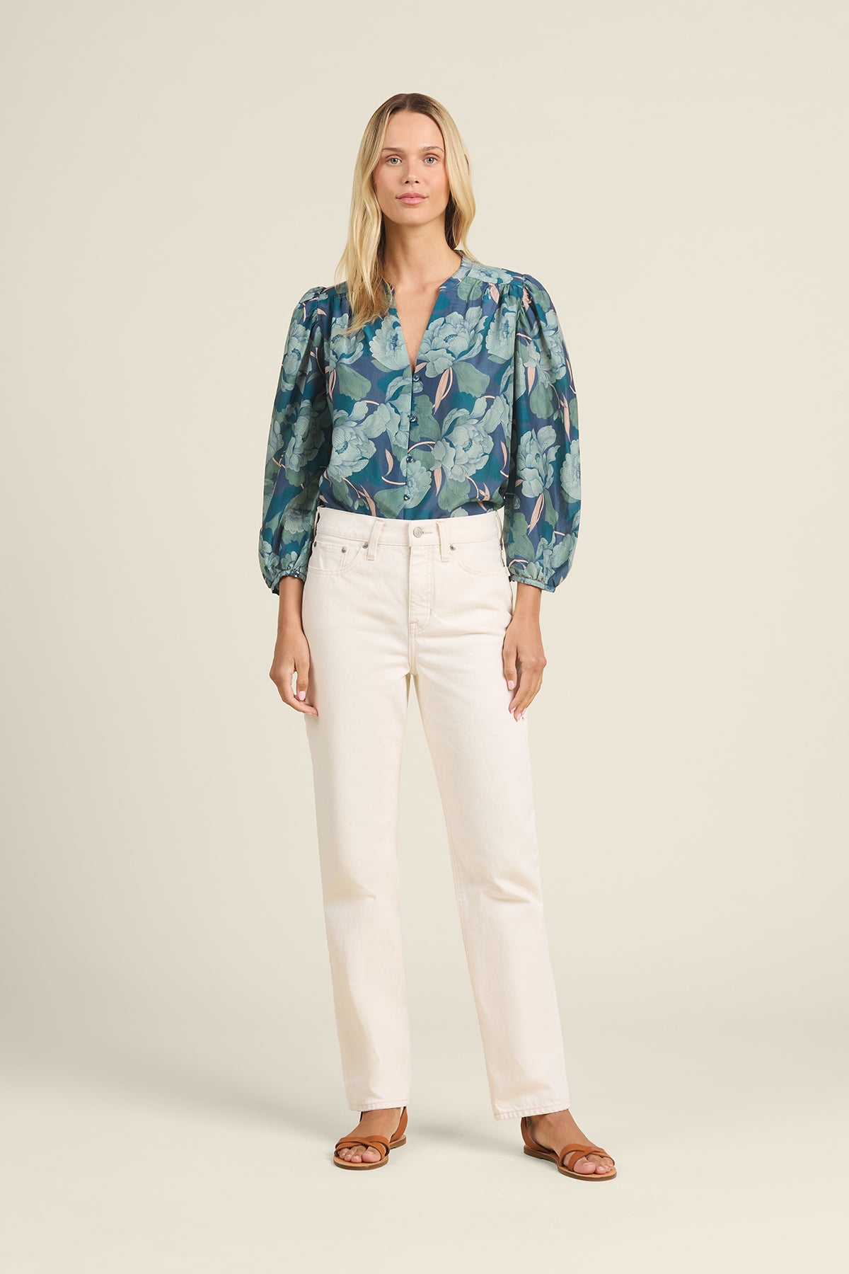 Maisey Blouse Hushed Meadow | Trovata | MARKET
