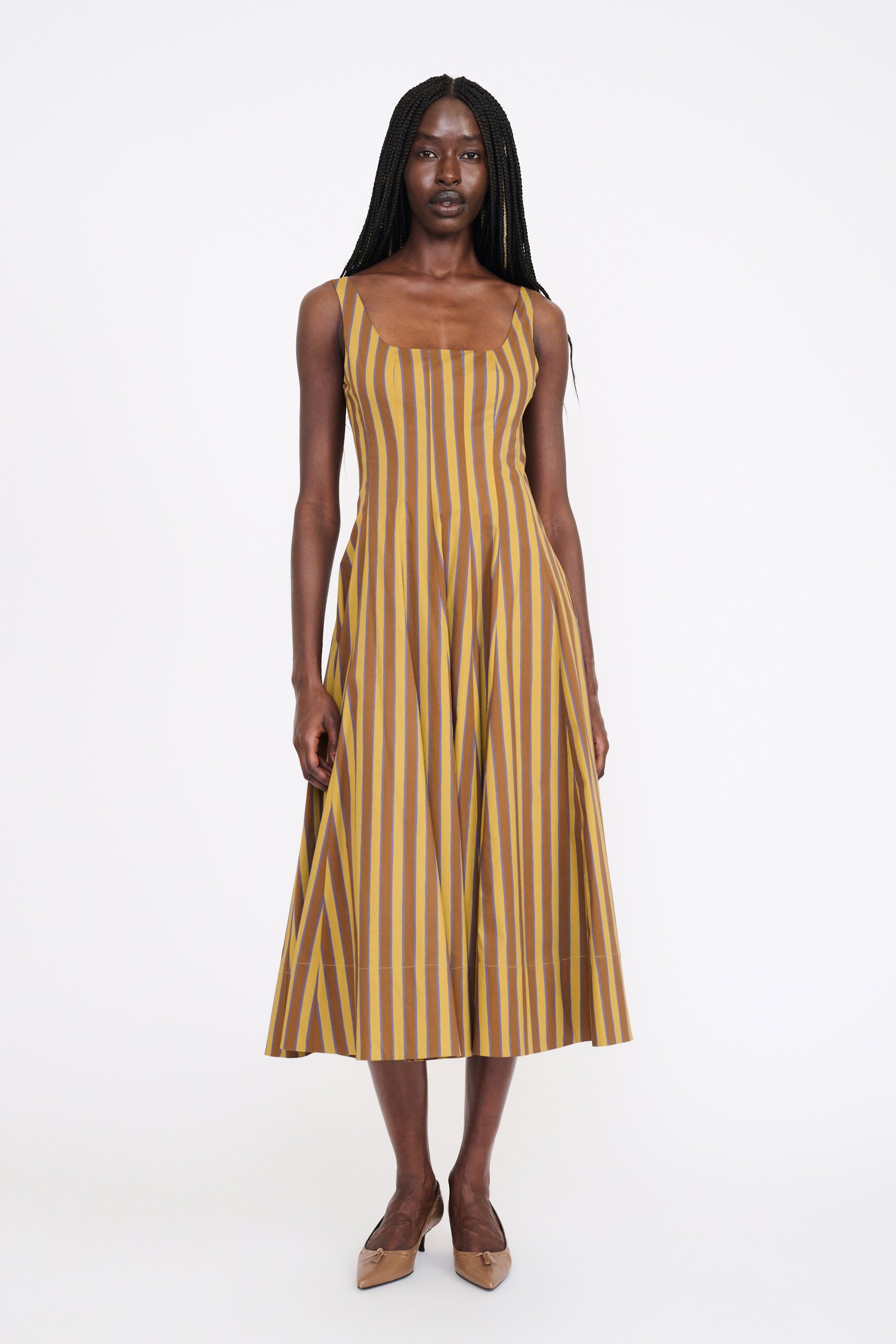 WELLS DRESS | Staud | Stripe