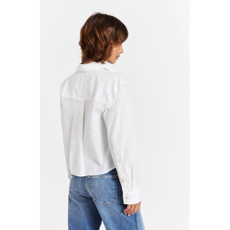 Ruth Crop Shirt white