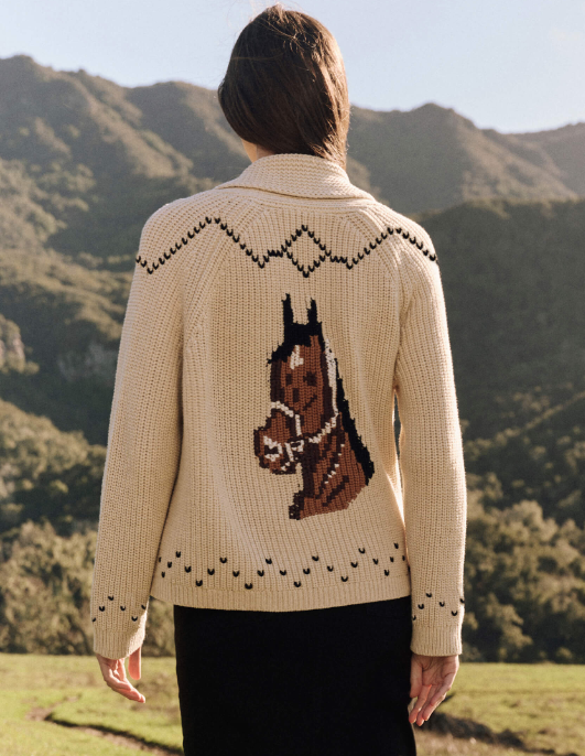 Lodge Horse Cardi