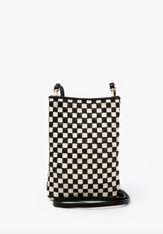 Poche Black/cream check | Clare V | MARKET