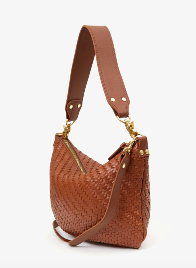 Moyen Messenger Hazelnut Zig zag | Clare V | MARKET