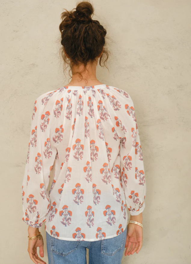 Cadi Top white floral | MABE | MARKET