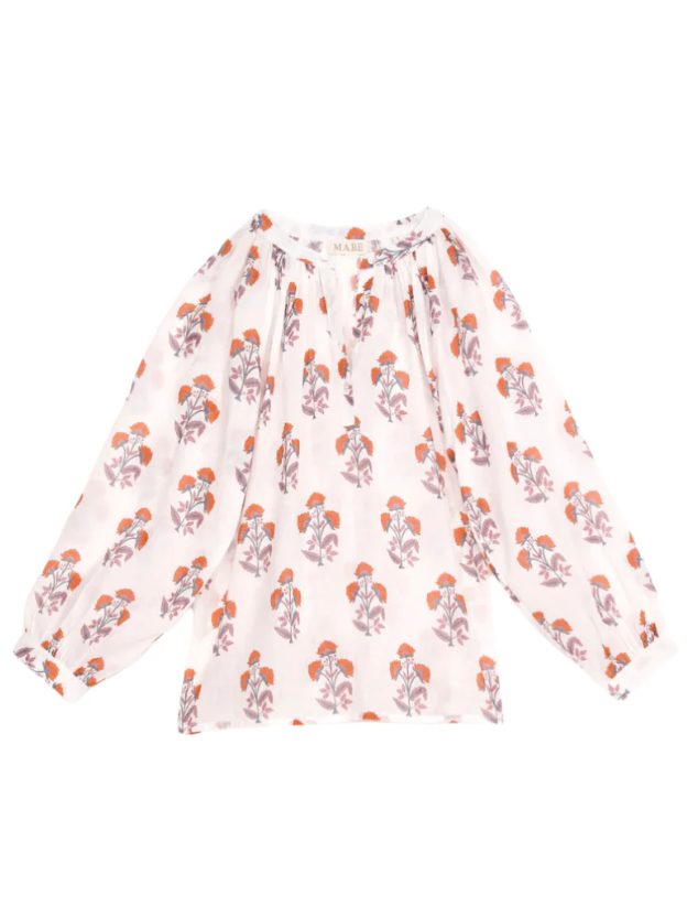 Cadi Top white floral | MABE | MARKET