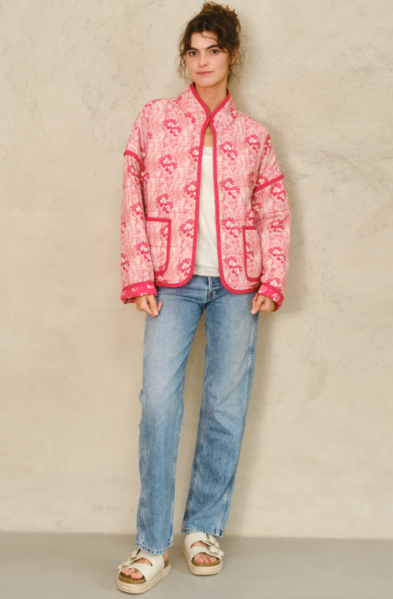 Lana Jacket pink floral | MABE | MARKET
