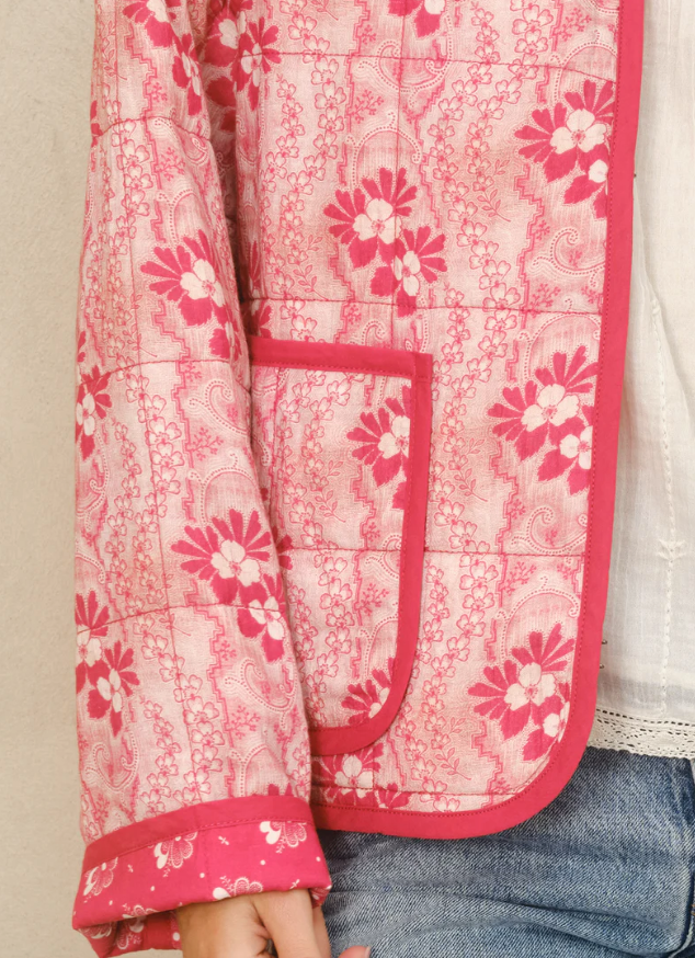 Lana Jacket pink floral | MABE | MARKET