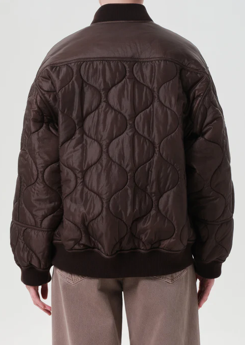 Isla Quilted Jacket bourbon | Agolde | MARKET