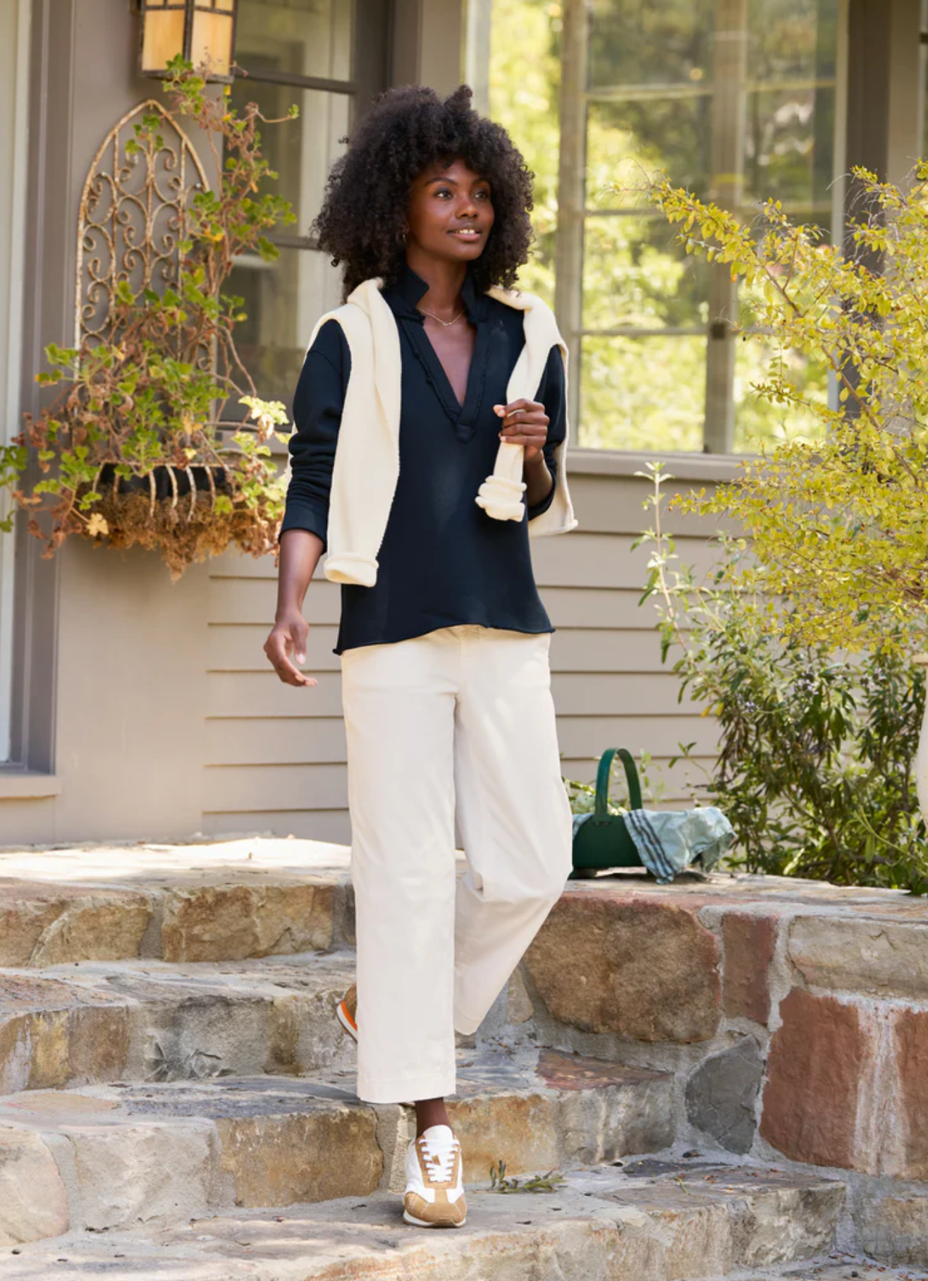 Westport pant in Chalk | Frank & Eileen | MARKET