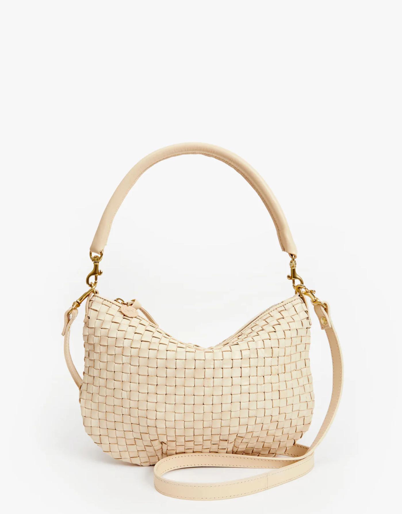 Petit Moyen Checker Cream | Clare V | MARKET