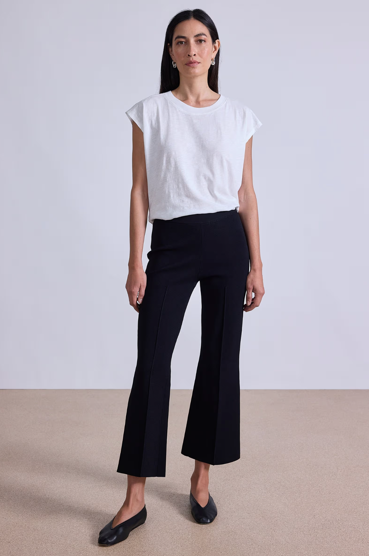 Rene pullon pant black. apiece apart. MARKET