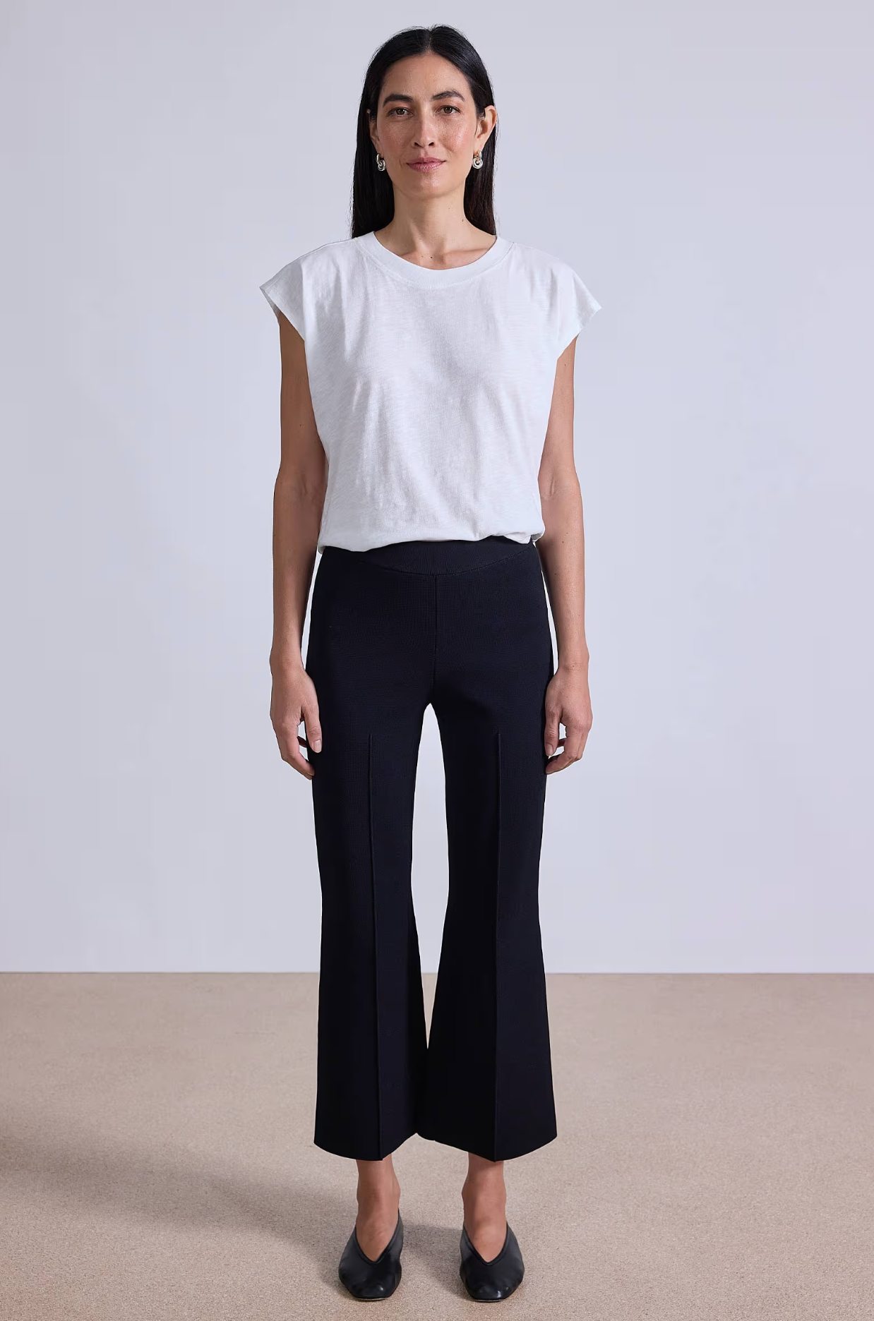 Rene pullon pant black. apiece apart. MARKET