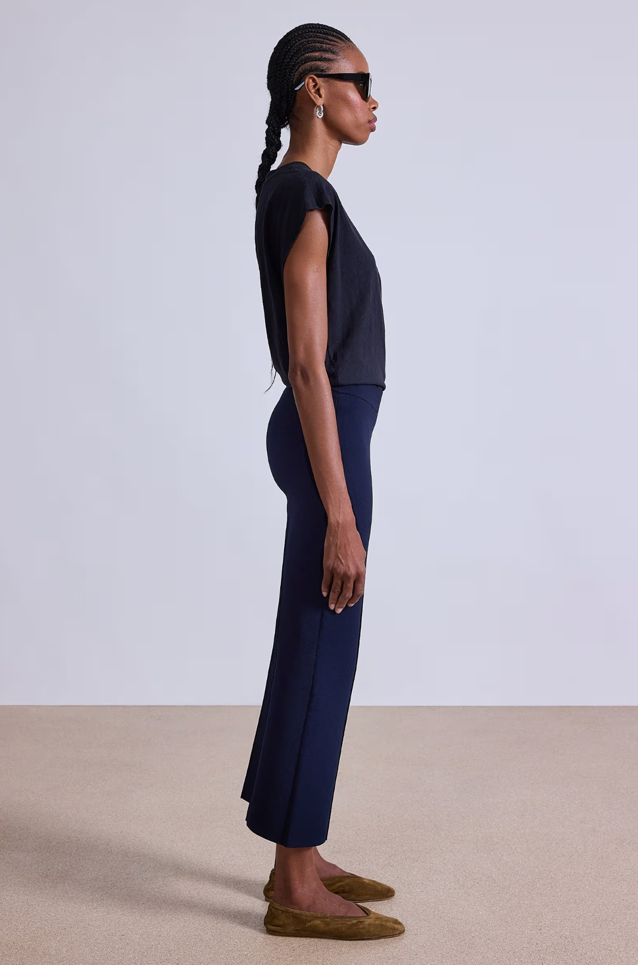 Rene pullon pant black. apiece apart. MARKET