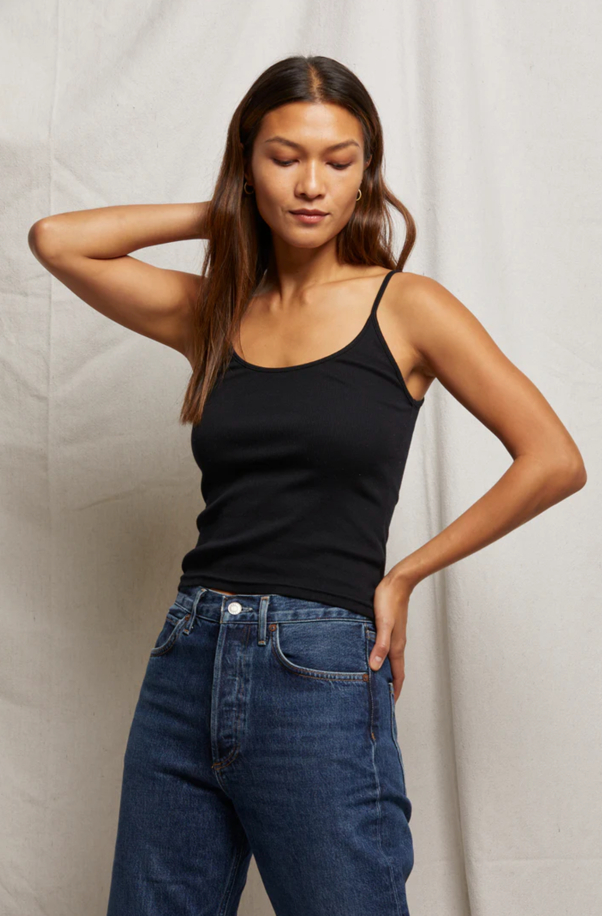 Tiff tank black | perfect white tee | market