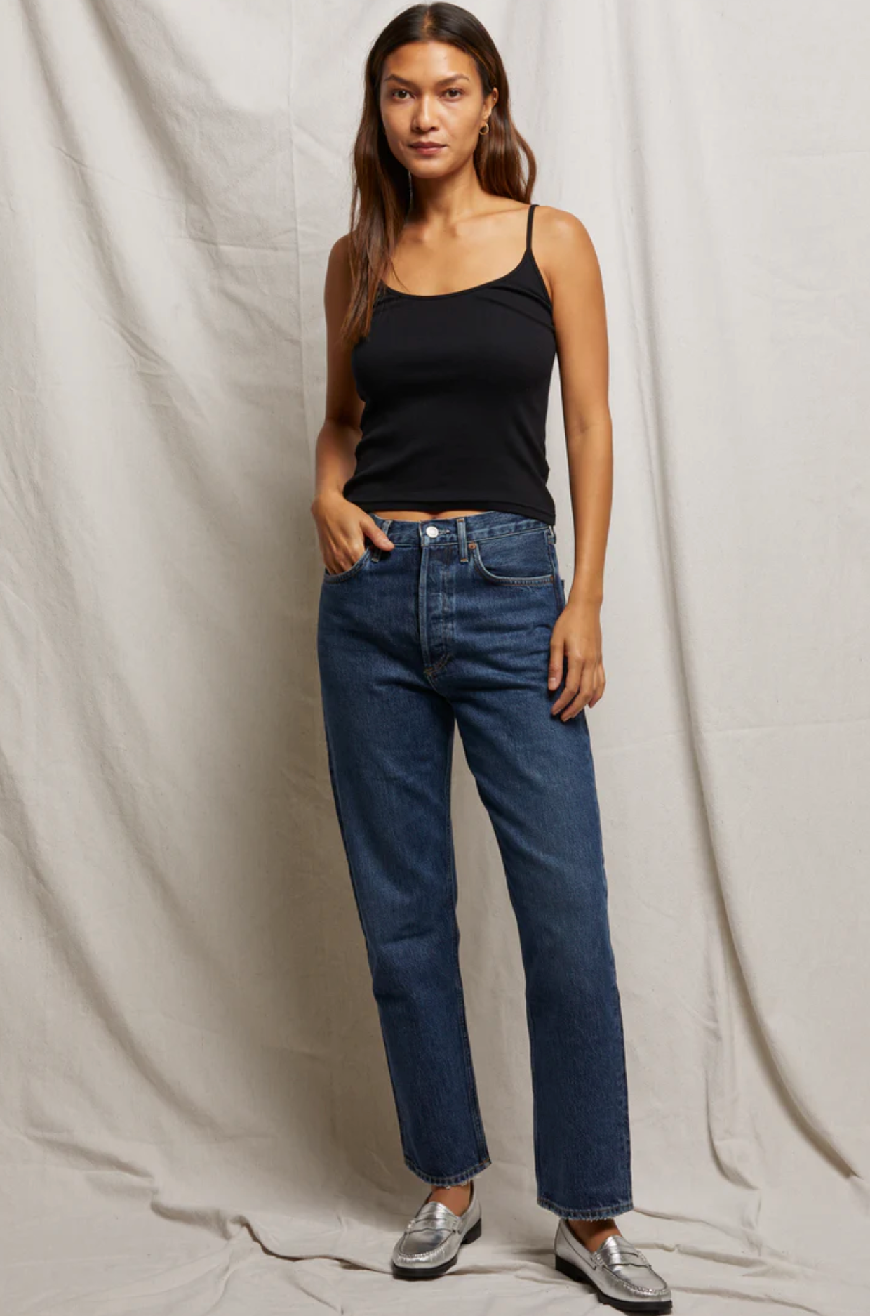 Tiff tank black | perfect white tee | market