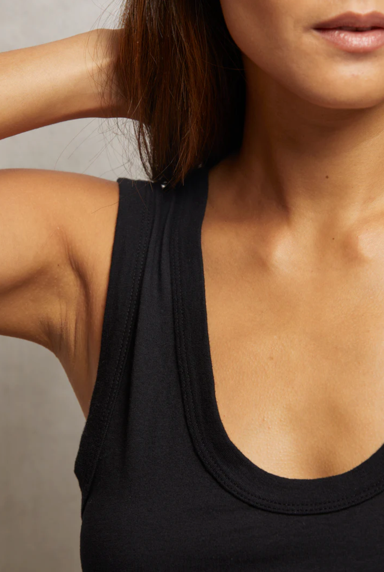 Khara tank black | perfect white tee | MARKET