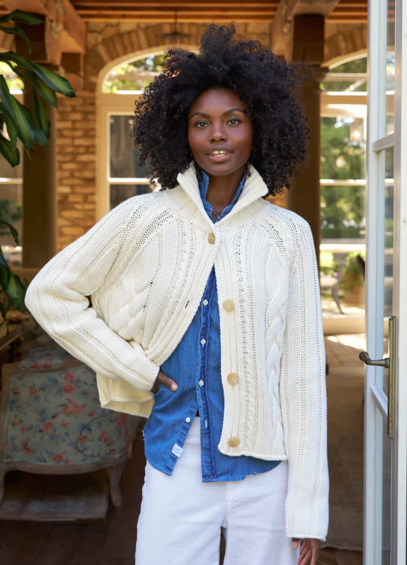 Mini Cotswolds Cardigan cream | Frank & Eileen | MARKET