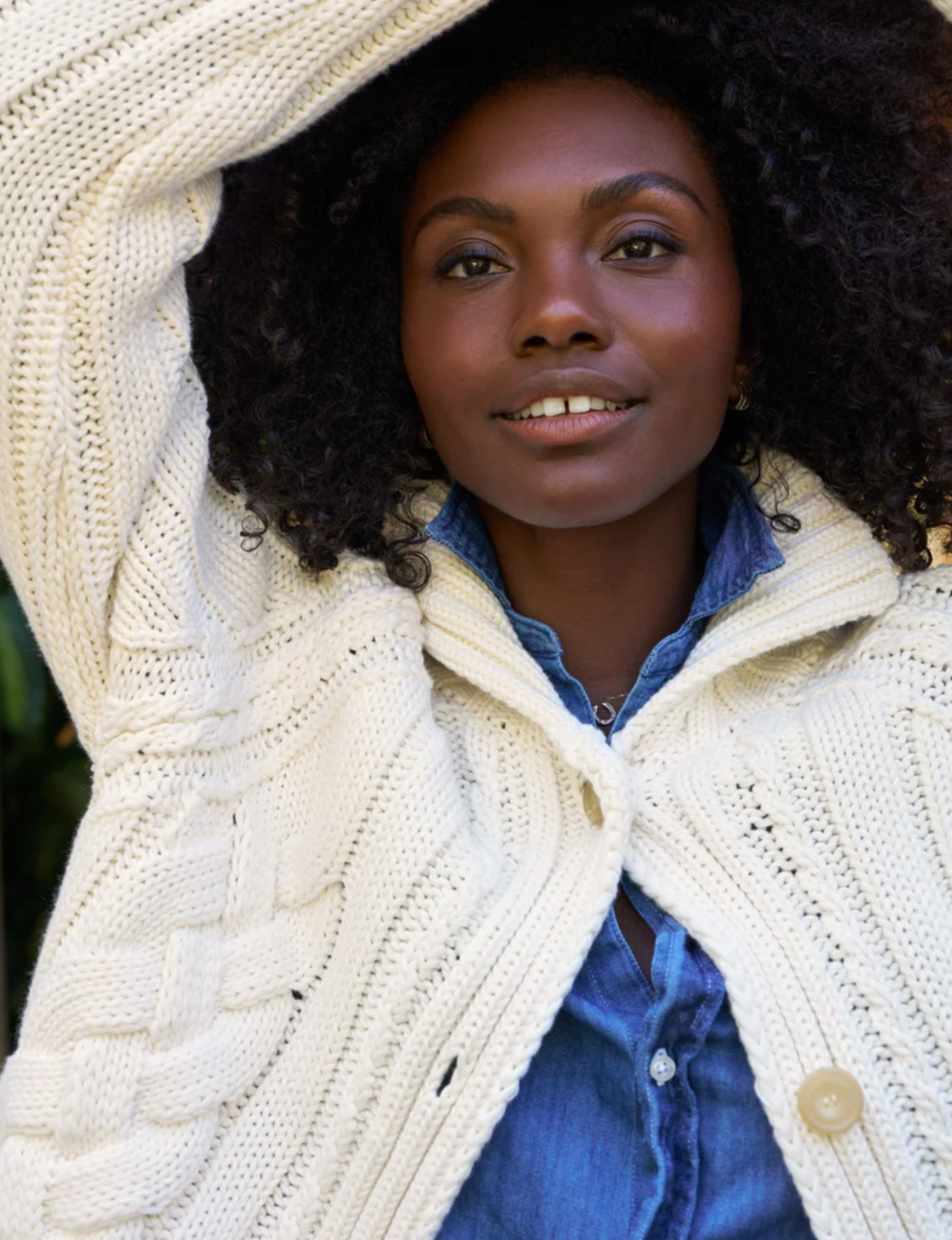 Mini Cotswolds Cardigan cream | Frank & Eileen | MARKET