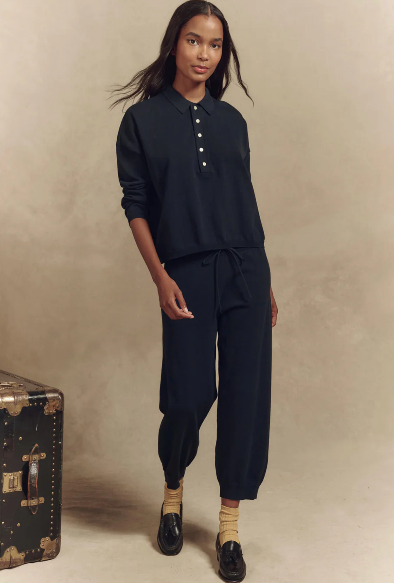 The Lantern pant navy | The Great | MARKET
