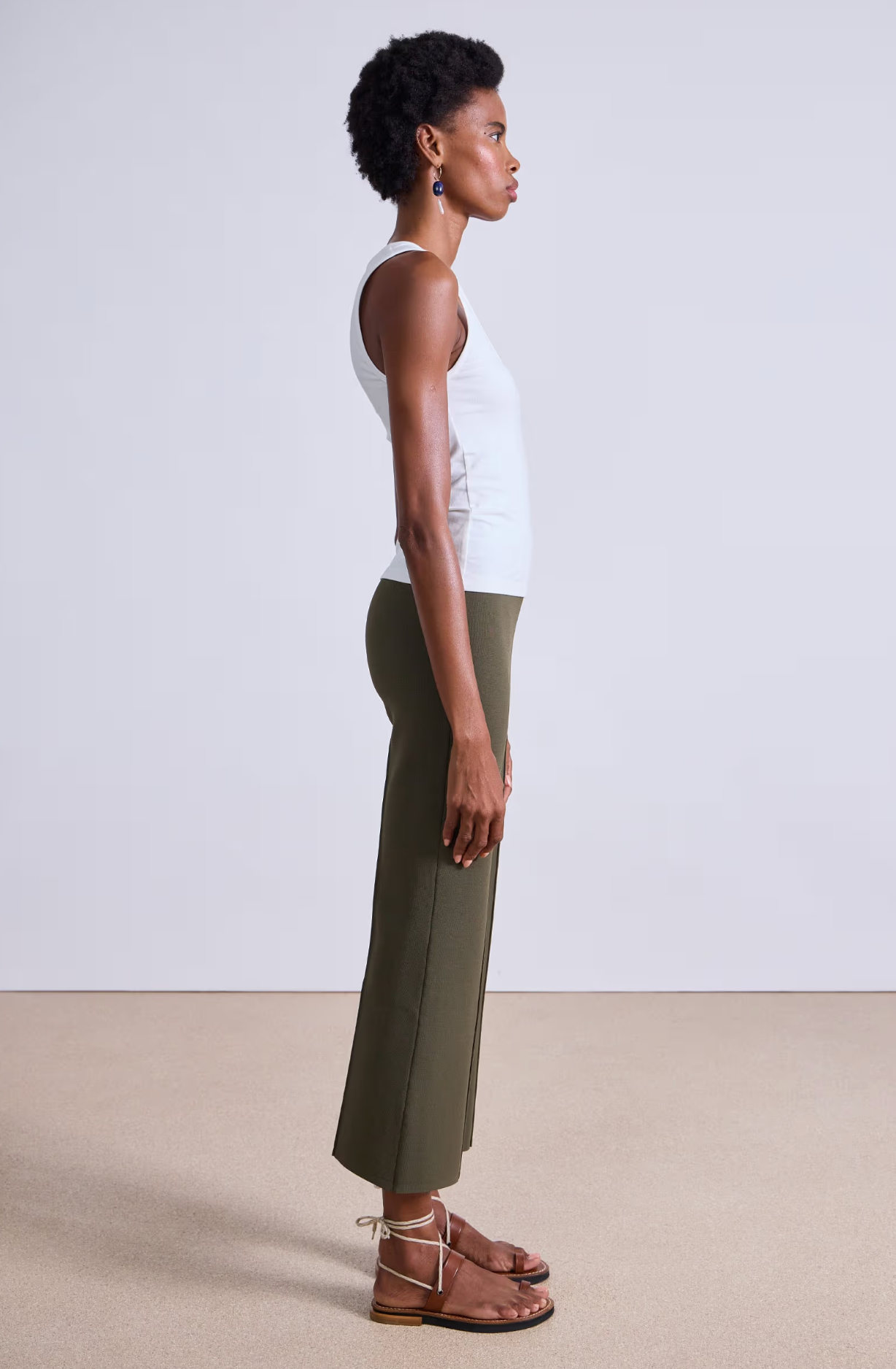 Rene pull on pant thyme | Apiece Apart | MARKET