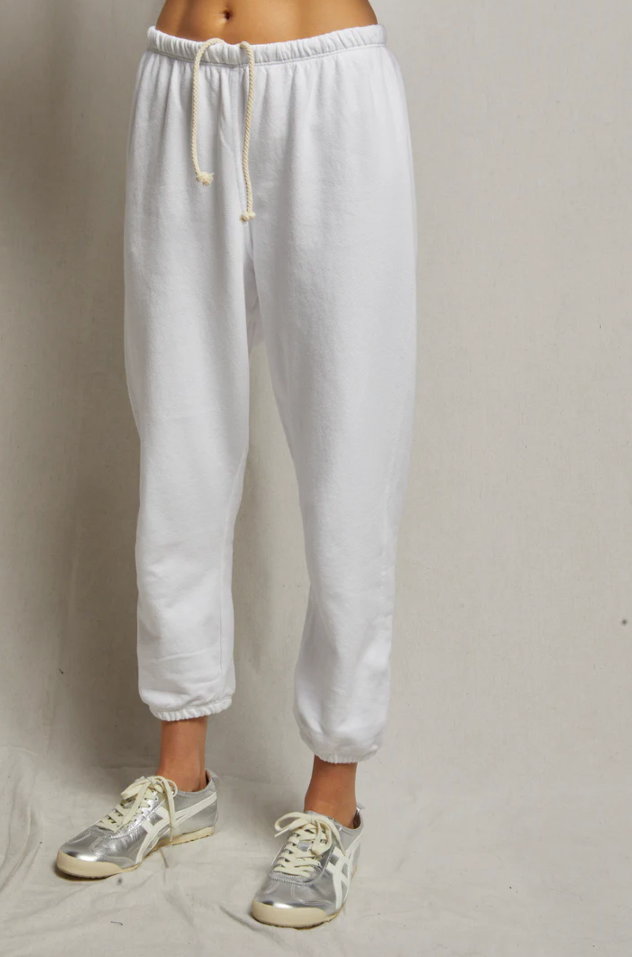 Johnny Sweatpant white | Perfect White Tee | MARKET