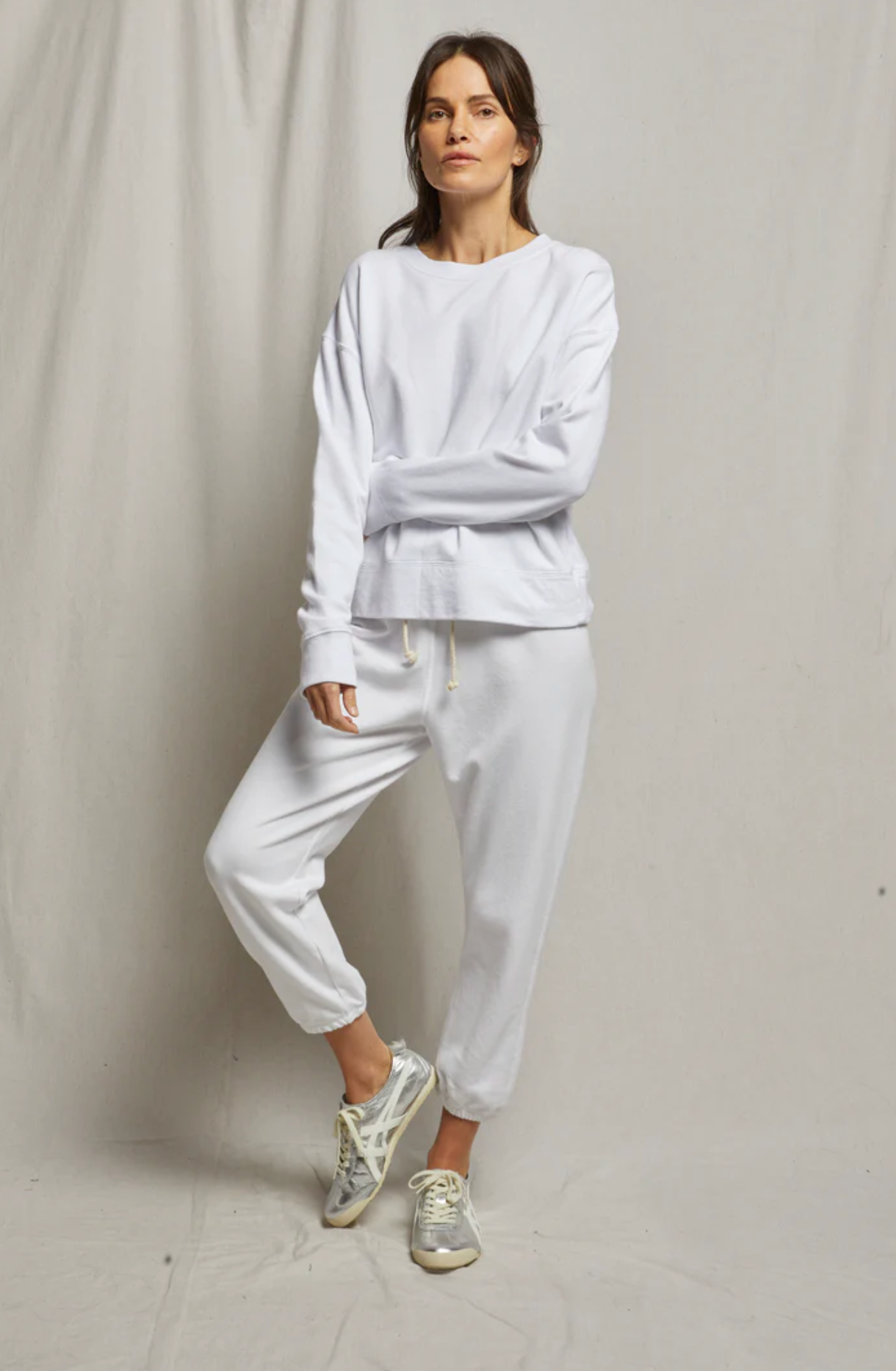 Johnny Sweatpant white | Perfect White Tee | MARKET