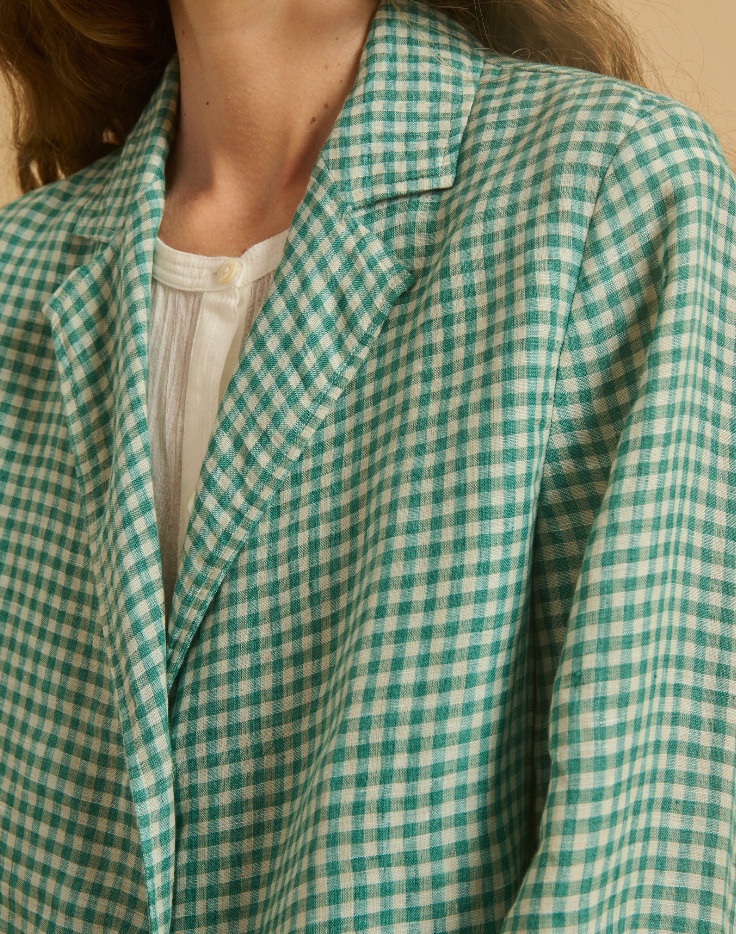 Votro jacket Vert check | Diega | MARKET