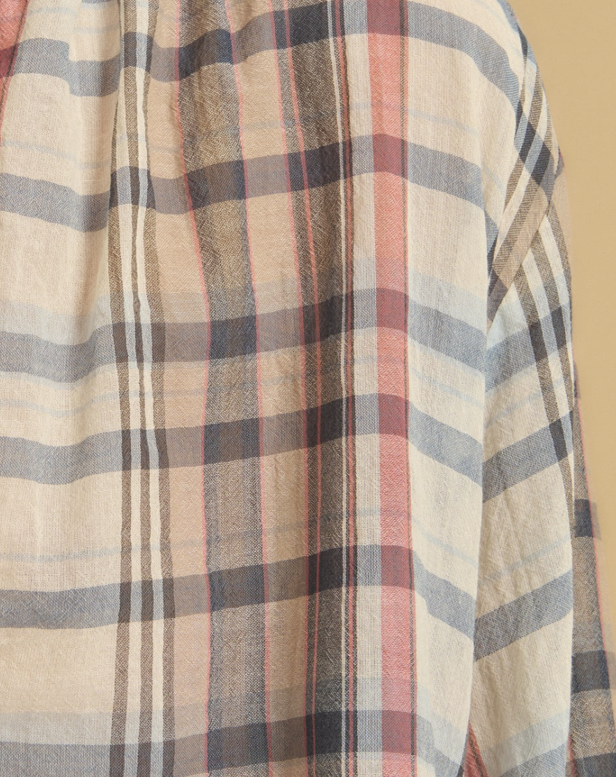 Tifana polo top plaid | Diega | MARKET
