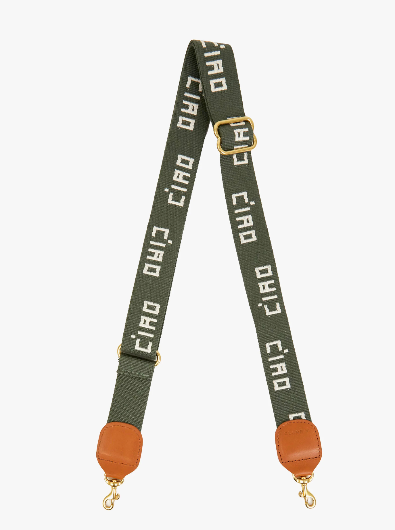 Ciao adjustable strap army/cream | Clare V | MARKET