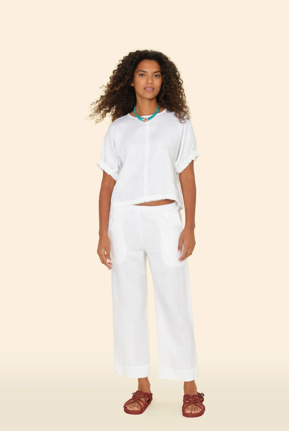 Lorenzo Pant white | Xirena | MARKET