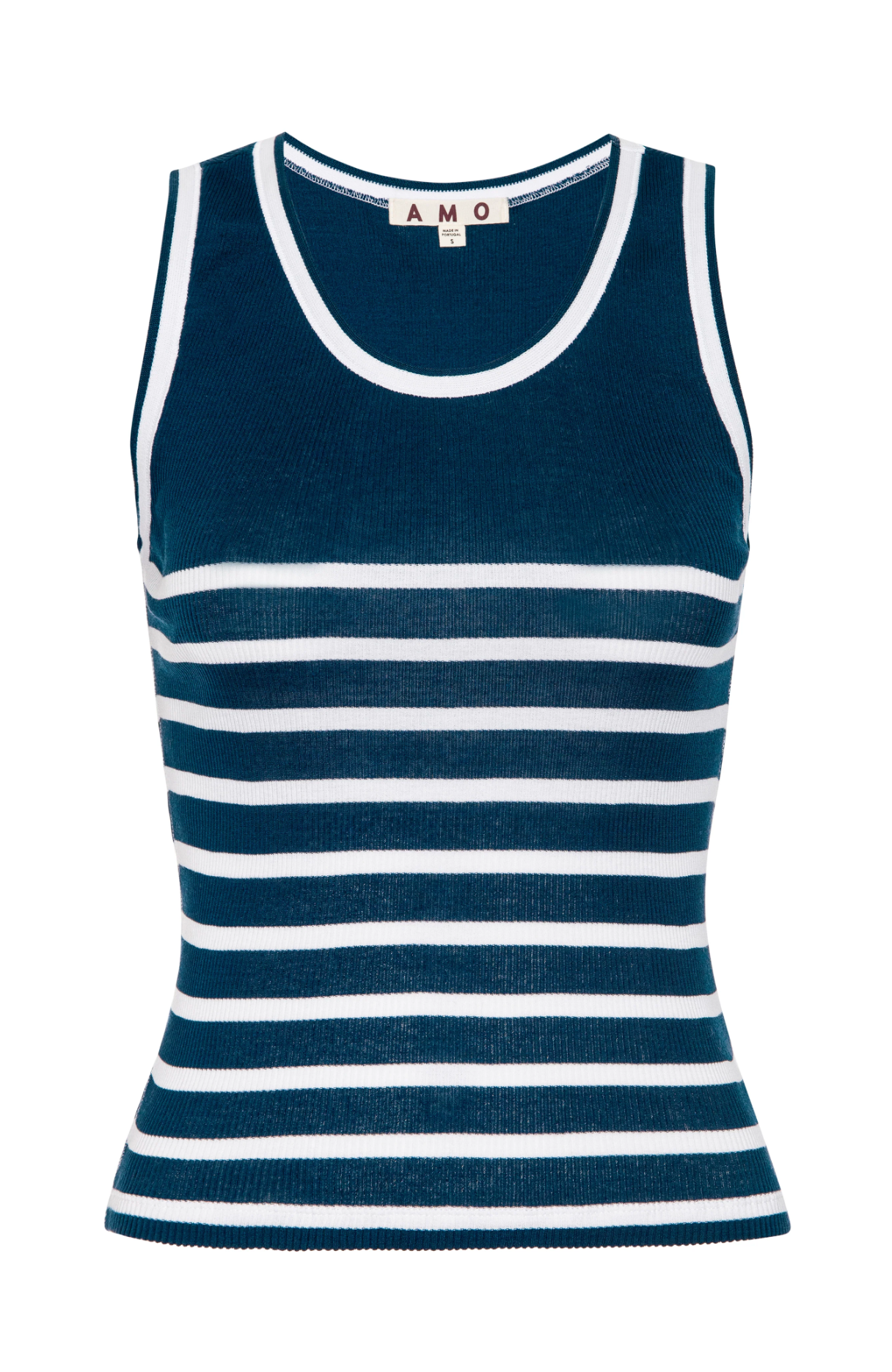 Lady Love Tank neptune/white | Amo | MARKET