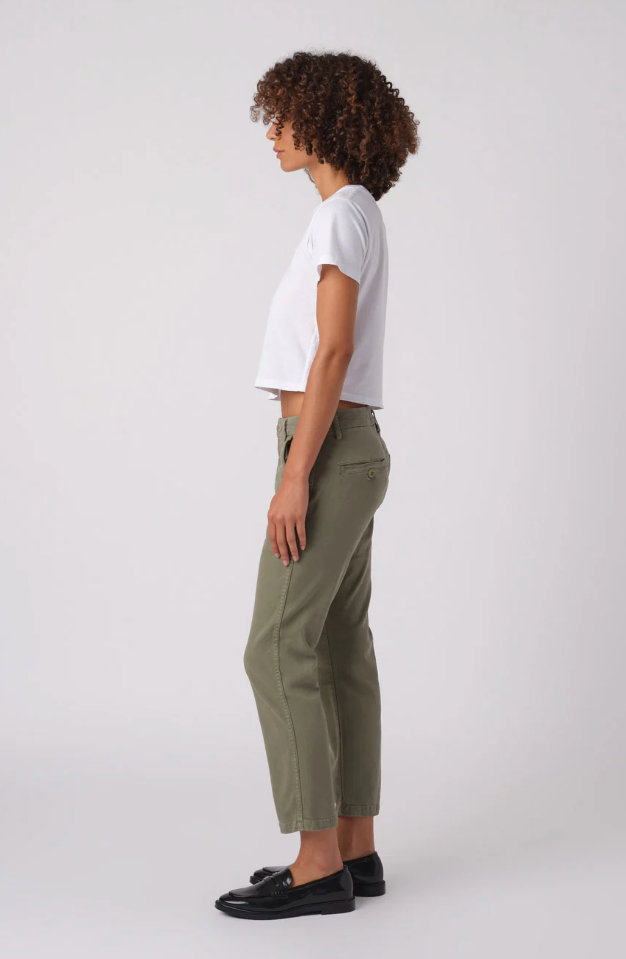Easy Trouser relaxed straight crop in surplus | Amo | MARKET