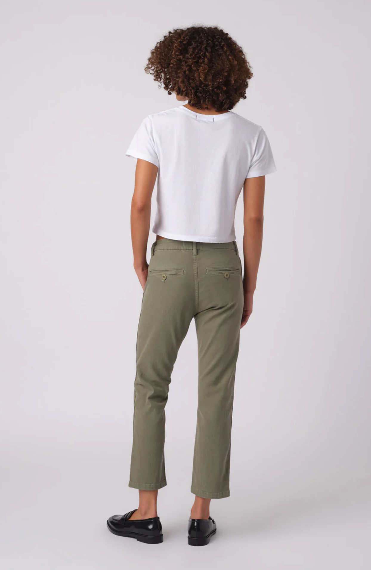 Easy Trouser relaxed straight crop in surplus | Amo | MARKET
