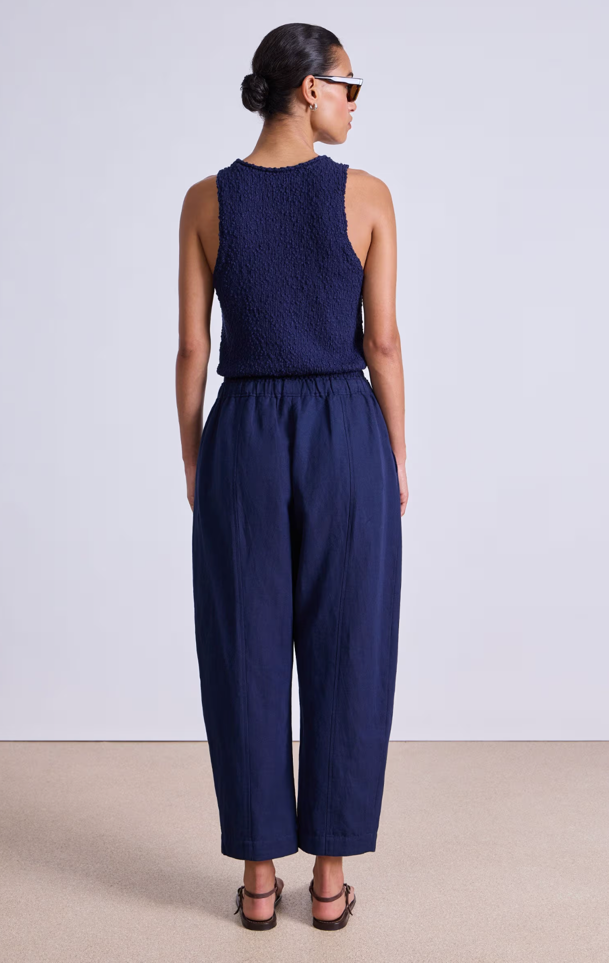 Sauna Pant Navy | Apiece Apart | MARKET