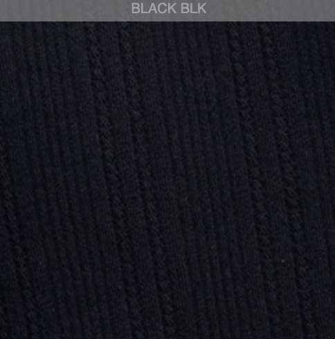 Pointelle swatch in black
