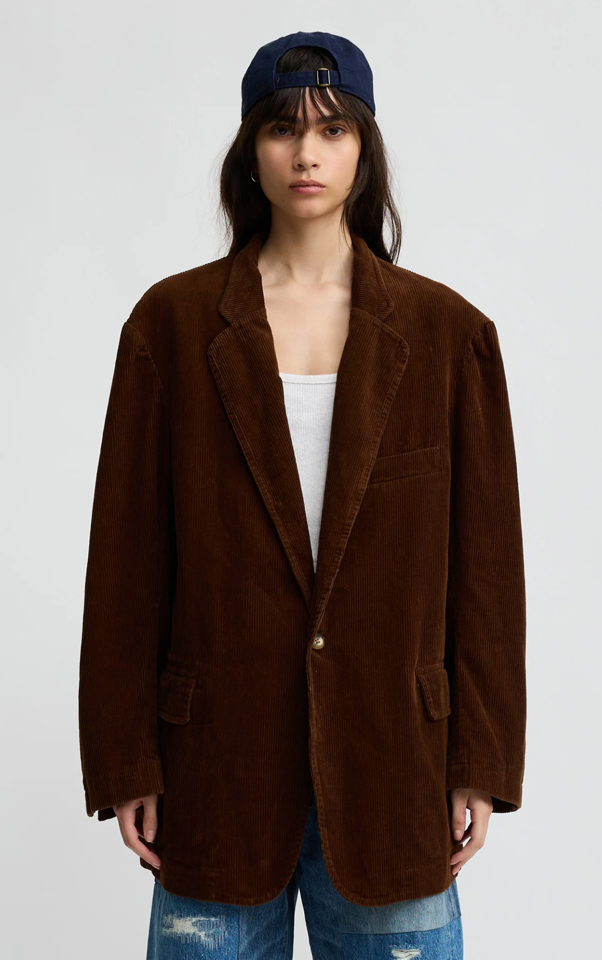 Deconstructed Blazer brown cord | Denimist | MARKET
