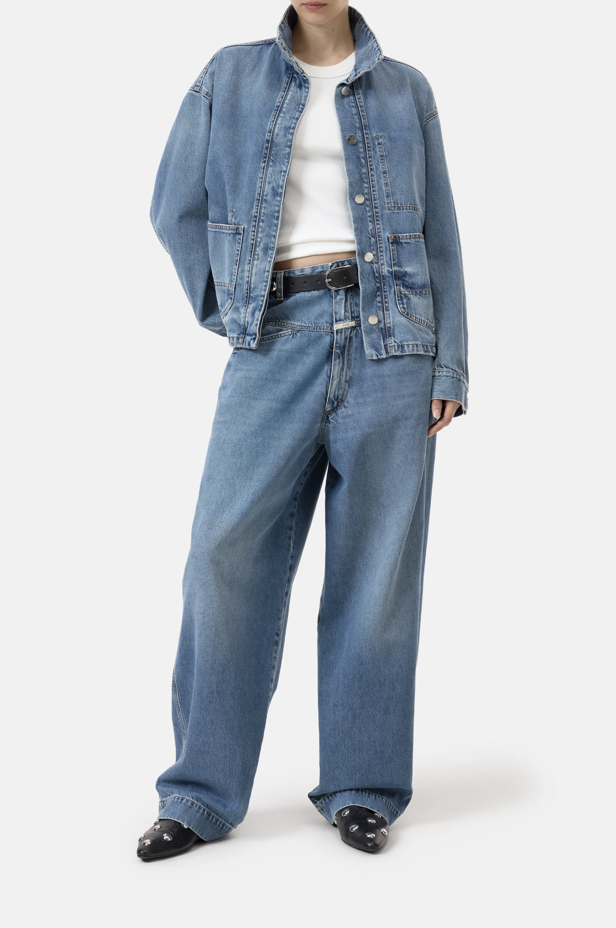 Denim shacket | Closed | MARKET