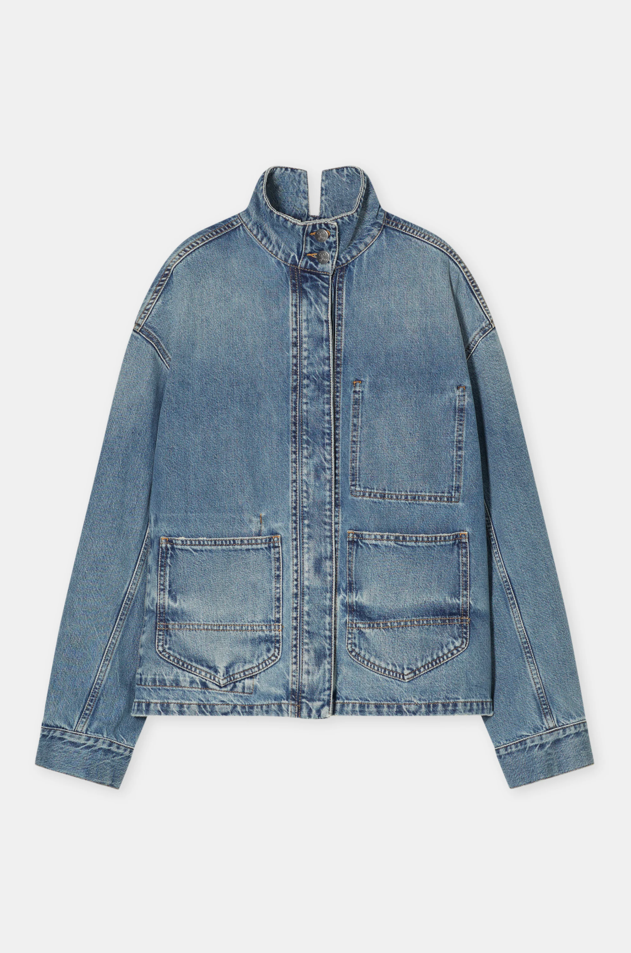 Denim shacket | Closed | MARKET