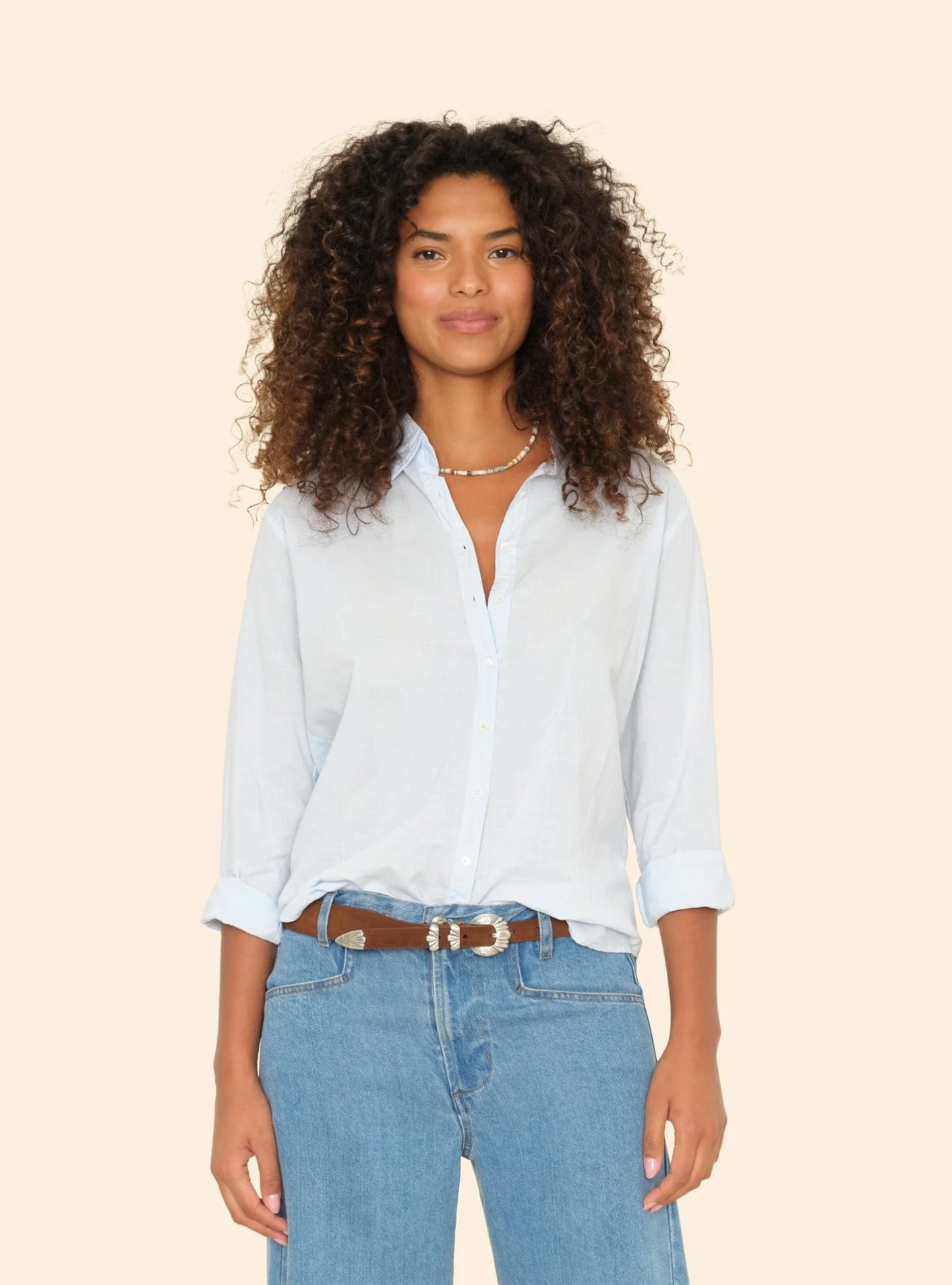 Beau shirt in skylight | Xirena | MARKET