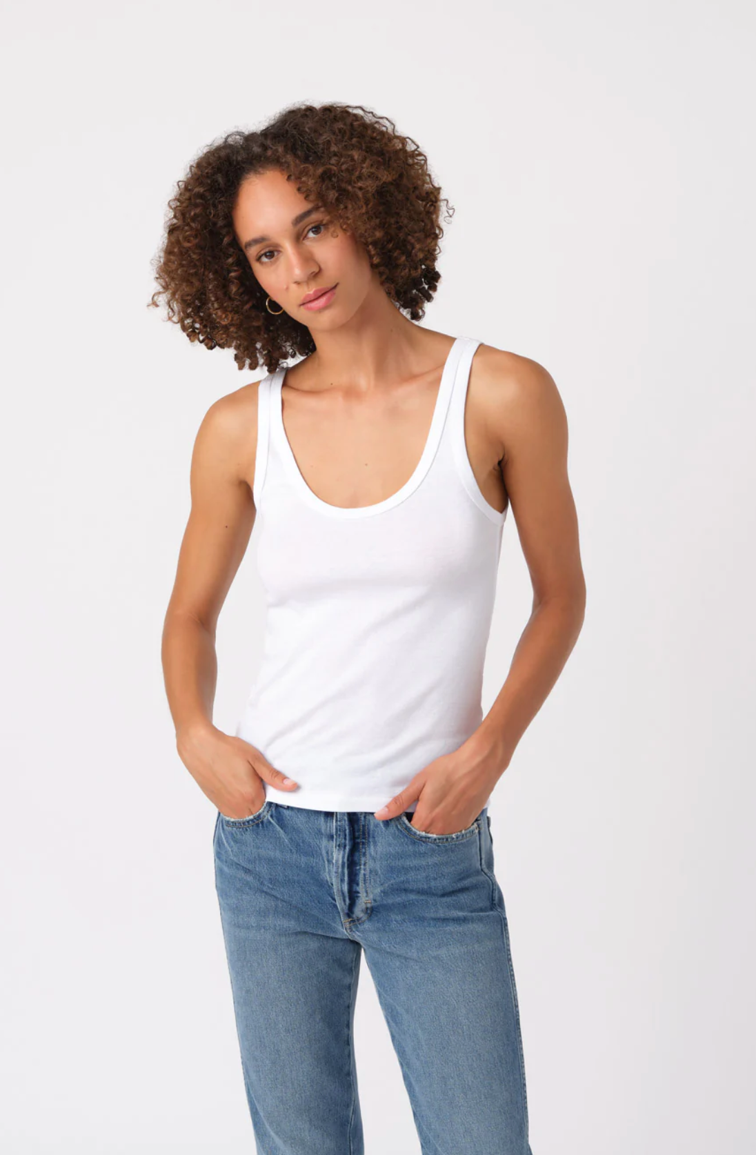 Layering tank white | AMO | MARKET
