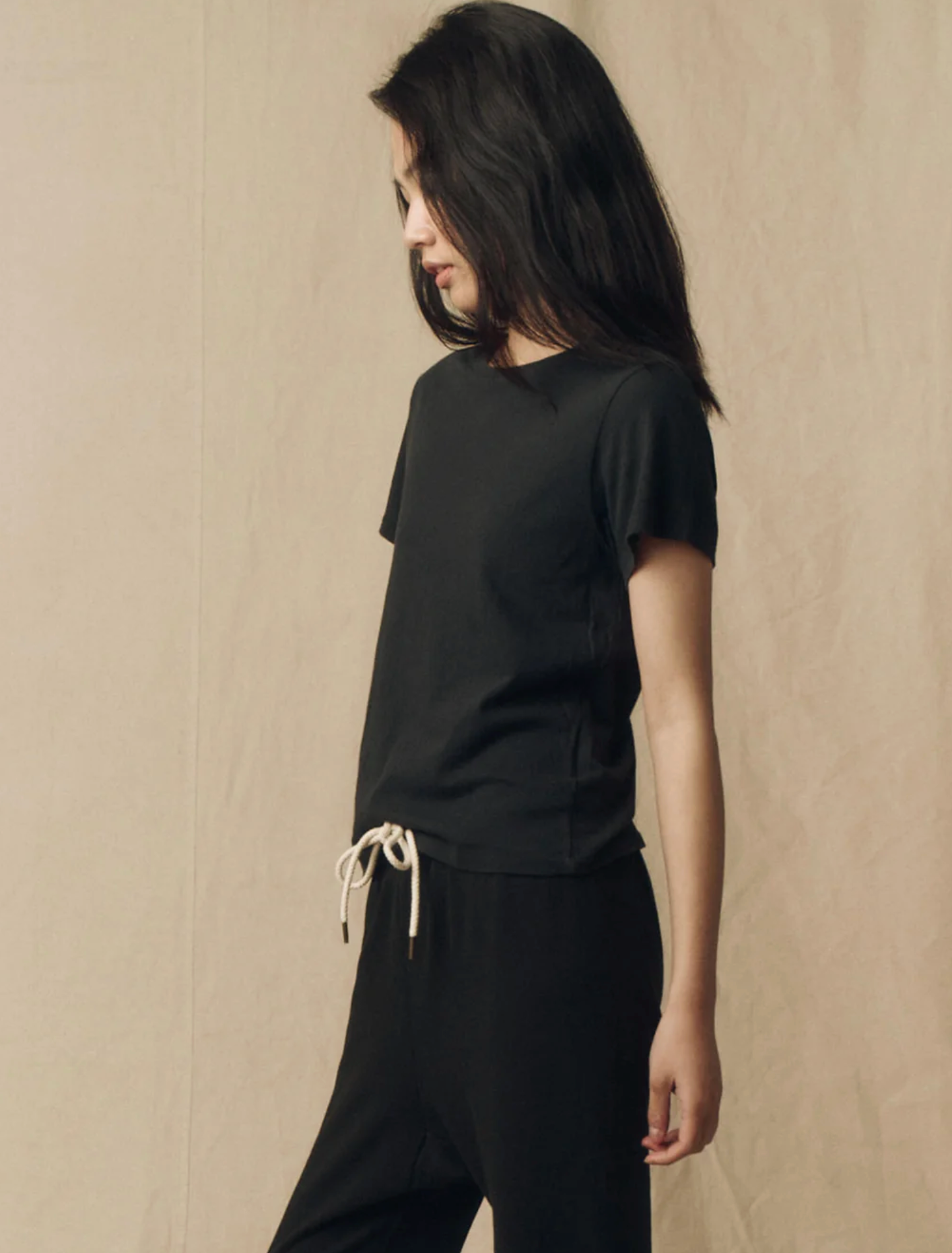 The Little Tee in almost black | The Great | MARKET